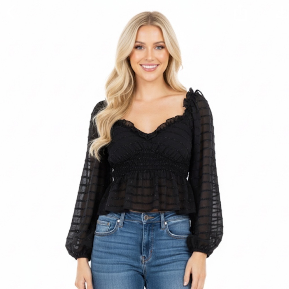 ASTR black boho top size small